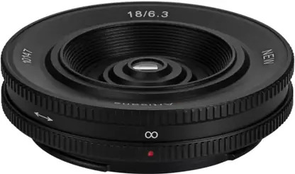 7Artisans 18MM F6.3 Mark II UFO Camera Prime Compatible with Sony E Mount,APS-C,Ultra-Thin Compact Mirrorless Cameras for FX/A/NEX Series for FS5,FS7,FS7M2,FS5M2K,A3000,A5000,NEX-3,NEX-3N, Standard Prime Lens  (Black, 18 mm)